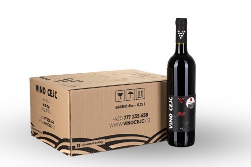 MERLOT BARRIQUE 2022 Víno Čejč (5ks + 1ks ZDARMA)