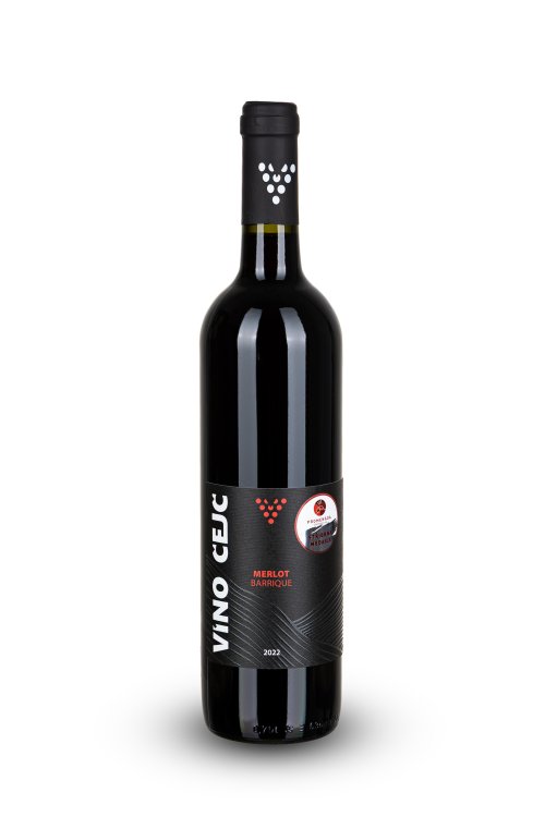 MERLOT BARRIQUE 2022 Víno Čejč