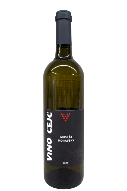 MUŠKÁT MORAVSKÝ 2024 Víno čejč (5ks + 1ks ZDARMA)