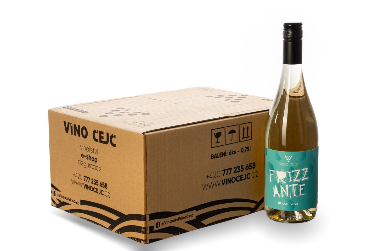 FRIZZANTE BLANC 2023 Víno Čejč (5ks + 1ks ZDARMA) FRIZZANTE BLANC 2023 Víno Čejč (5ks + 1ks ZDARMA)
