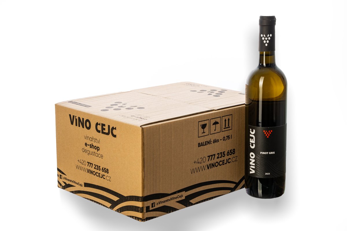 PINOT GRIS 2023 Víno Čejč (5ks + 1ks ZDARMA) PINOT GRIS 2023 Víno Čejč (5ks + 1ks ZDARMA)