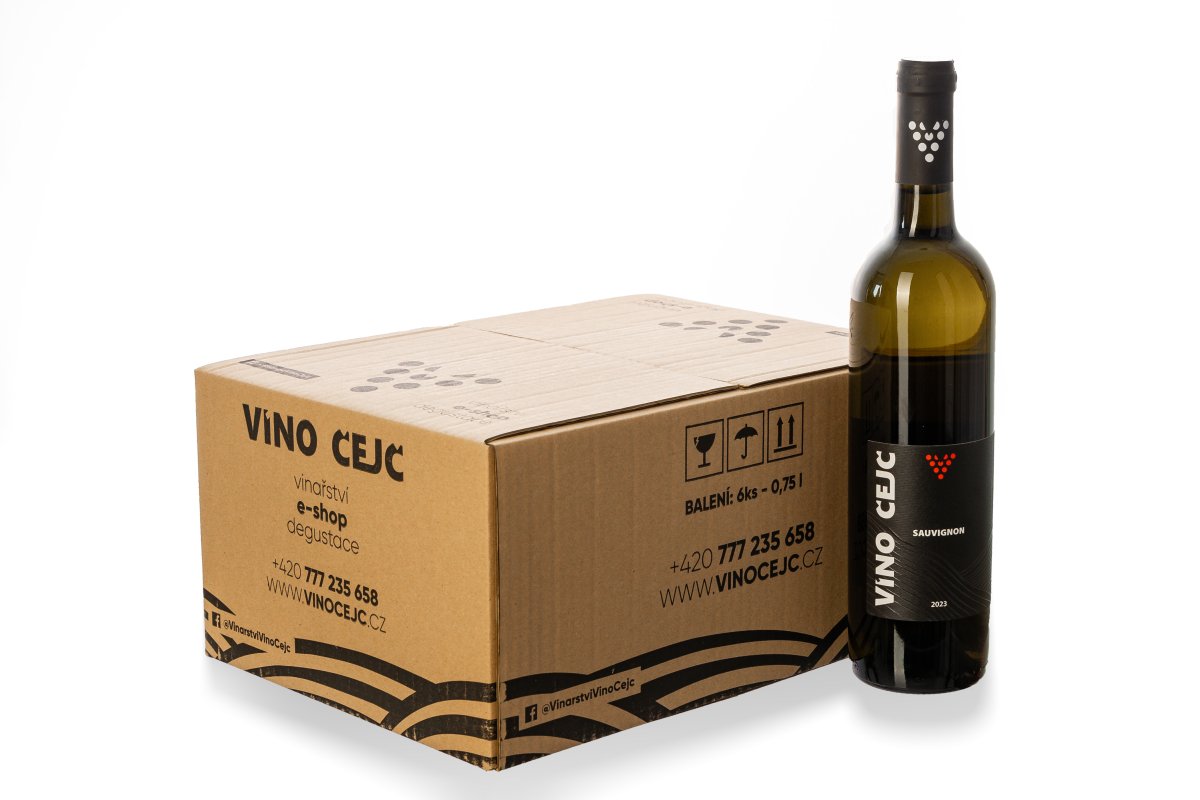 SAUVIGNON 2023 Víno Čejč (5ks + 1ks ZDARMA) SAUVIGNON 2023 Víno Čejč (5ks + 1ks ZDARMA)